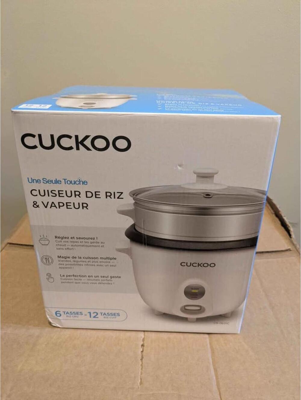 NEW Rice Cooker and Steamer - Cuckoo 6 cup -  CR-0601C - New in box